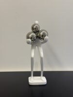 Abstract Resin Figure with Silver Balls - Image 6