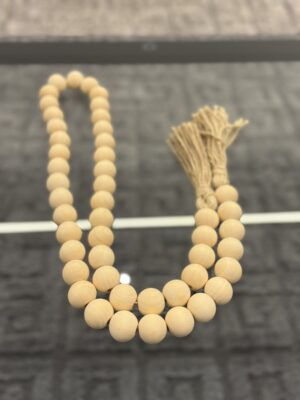 Natural Wood Bead Garland