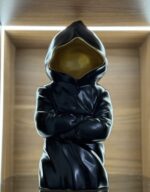 Faceless Hooded Resin Statue