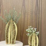 Golden Leaf Vase