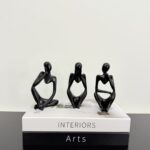 Abstract Thinker Trio