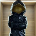 Faceless Hooded Resin Statue