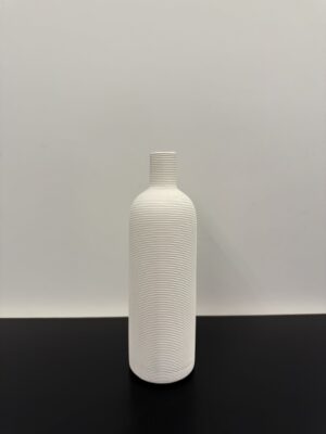 Plain Burned Stripped Vase