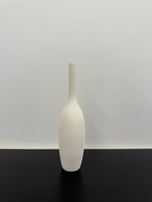 Stripe plain ceramic vase