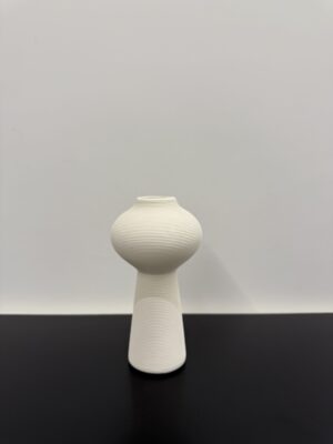 Stripe Plain Ceramic Vase