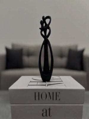 Abstract Embrace Couple Sculpture