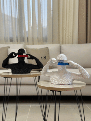 Visionary Block Sculpture