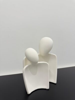 Ceramic Couple Sculpture Set