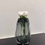 Sculpted Glass Vase