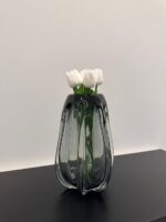 Sculpted Glass Vase