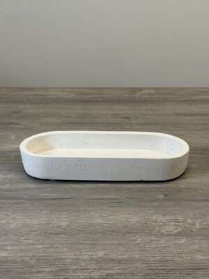 Oval stone tray