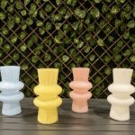 Double Bubble Glass Vase
