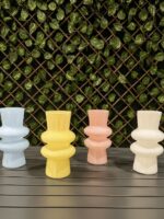 Double Bubble Glass Vase