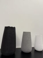 Wavy Brushed Vase