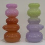 Bubble Stack Glass Vase - Image 3