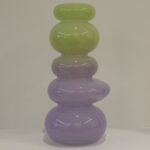 Bubble Stack Glass Vase