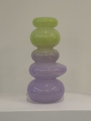 Bubble Stack Glass Vase