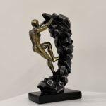 Climbing Man Resin Sculpture - Image 2