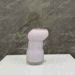 Modern Curved Glass Vase - Image 2