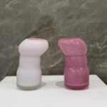 Modern Curved Glass Vase - Image 3