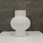 Modern Rounded Glass Vase - Image 3