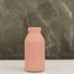 Blush Pink Glass Bottle Vase