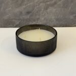 Ribbed Glass Candle Bowl - Image 2