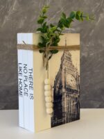 Luxury Wooden Book Decor