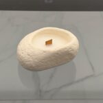Stone-Look Candle Bowl