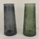 Textured Glass Vase