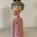 Bubble Girl Speaker Statue