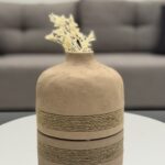 Rustic Beige Vase - Image 2