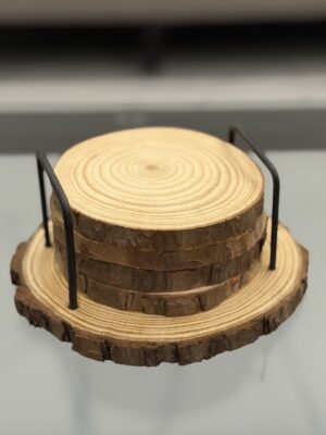 Natural Wood Coaster