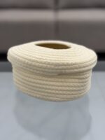 Handwoven Rope Tissue Box - Image 4