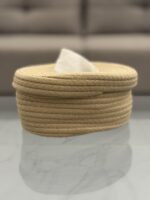 Handwoven Rope Tissue Box
