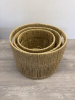 Natural Woven Basket Set