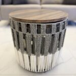 Storage Basket Set / Table With Lid